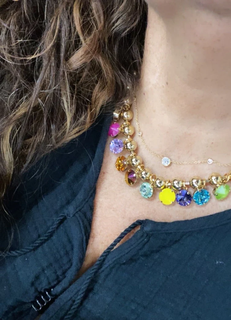 Anya Necklace in Antique Gold - Image 4