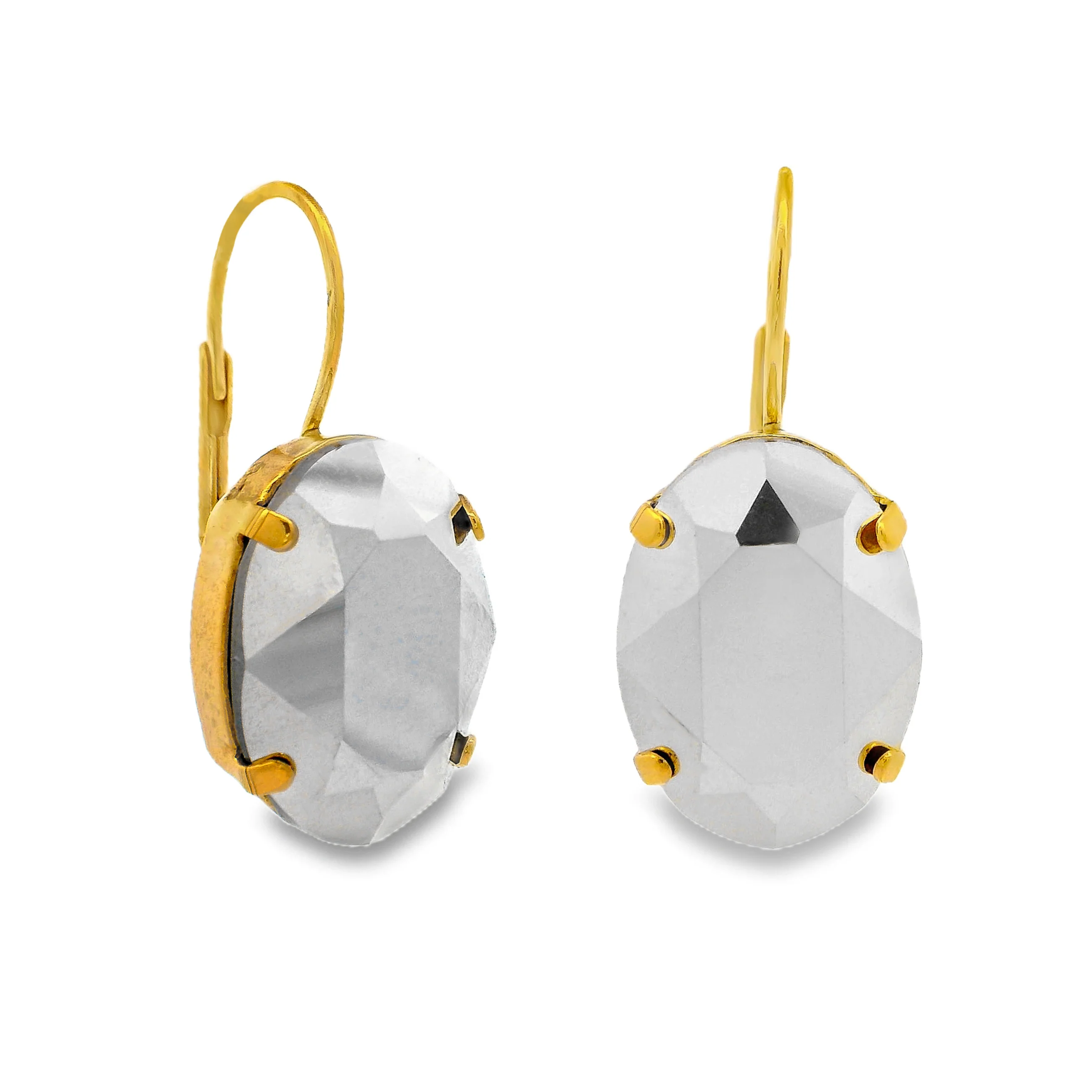 Caitlin Oval Earrings - Image 3