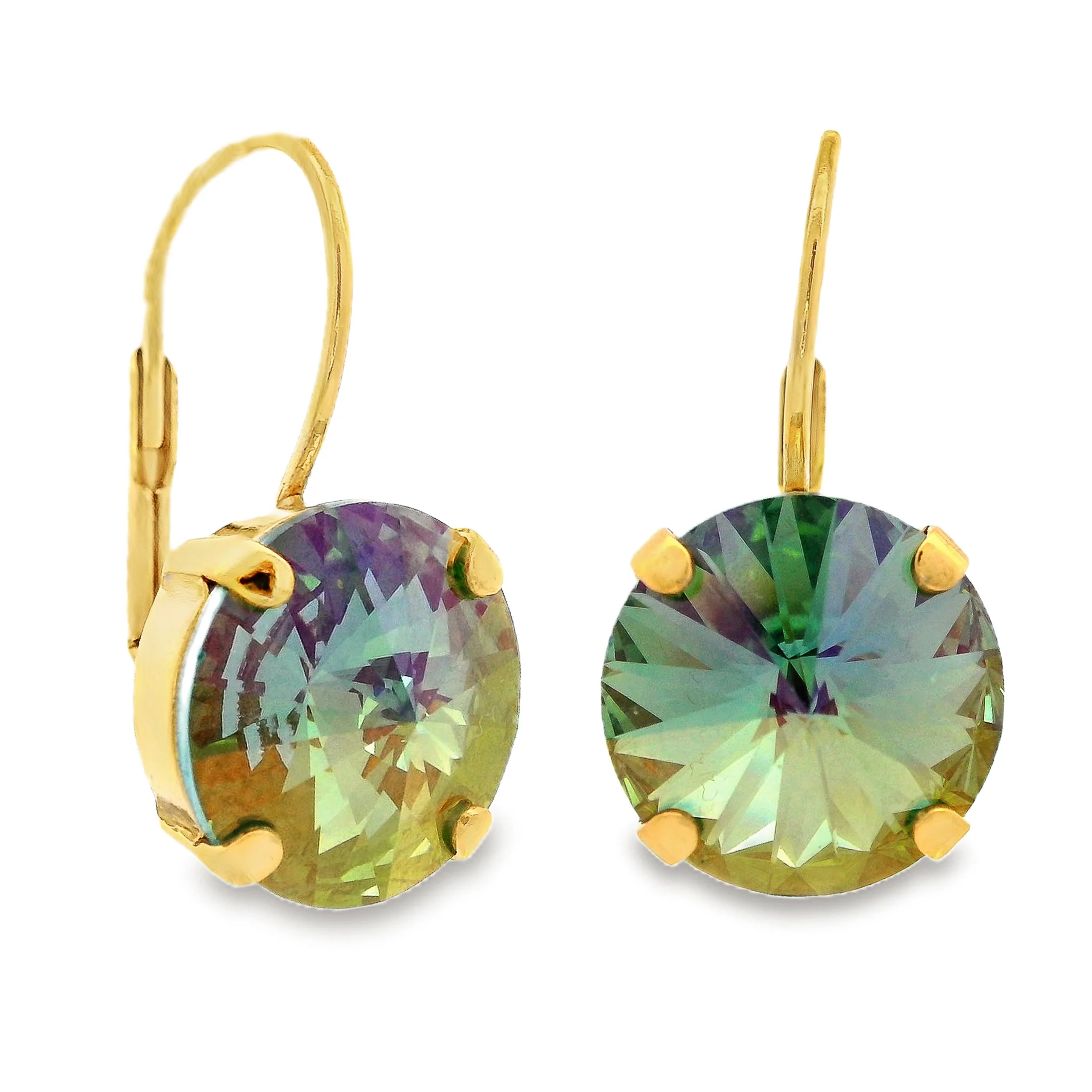 Caitlin Round Earrings in Small - Image 3