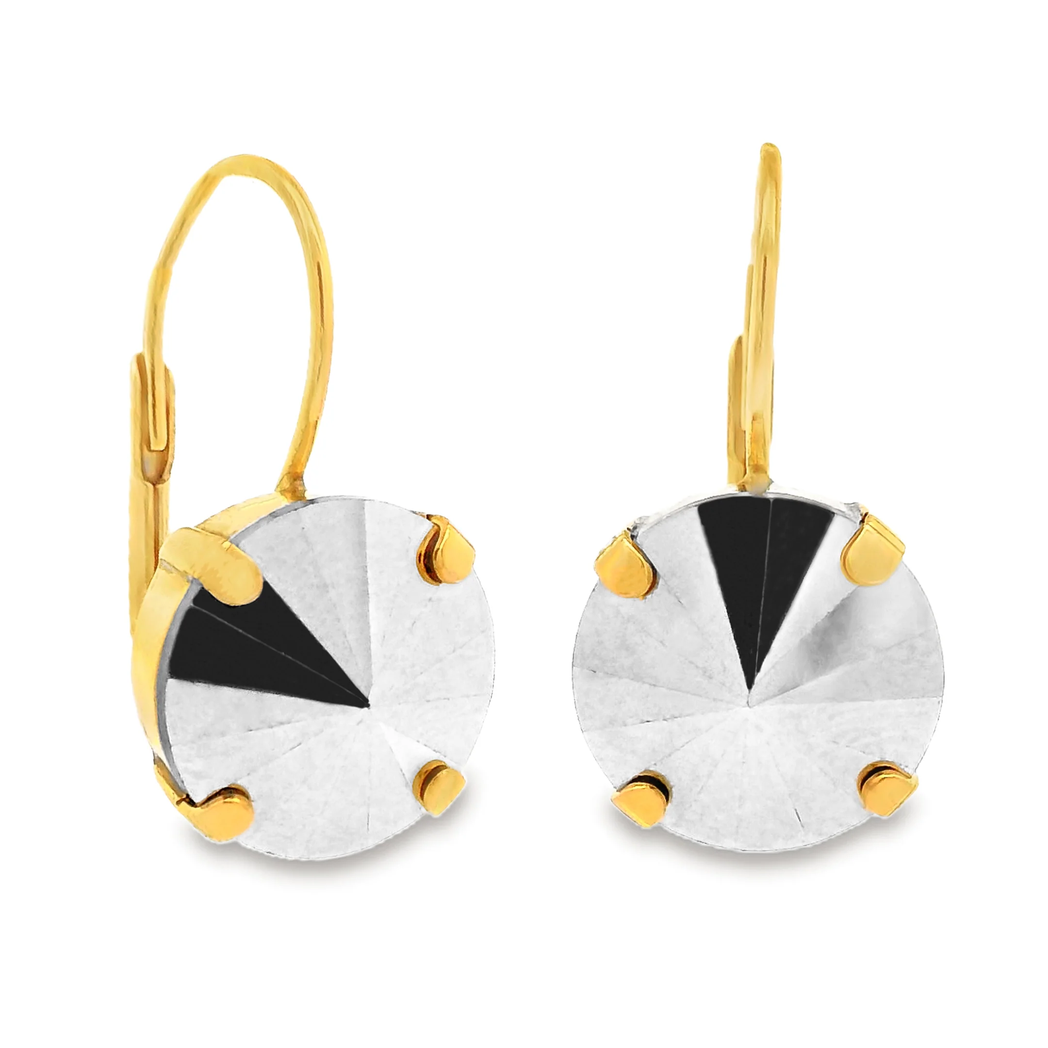 Caitlin Round Earrings in Small - Image 4