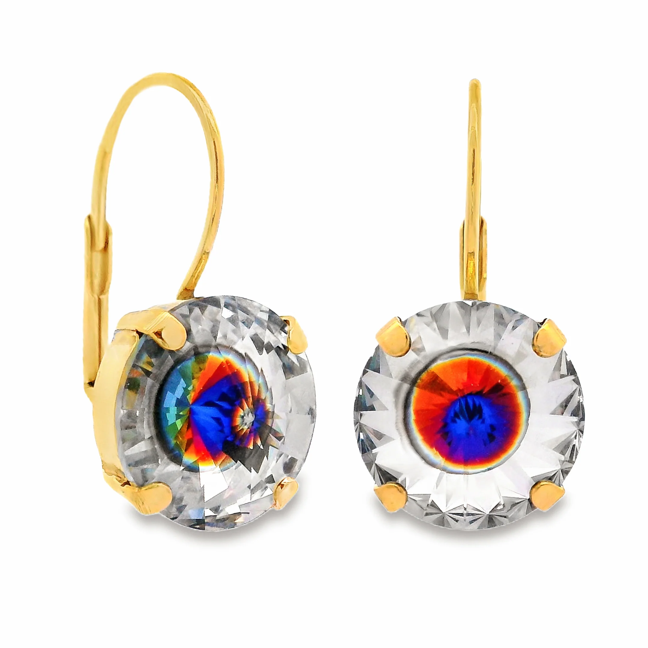 Caitlin Round Earrings in Small - Image 5