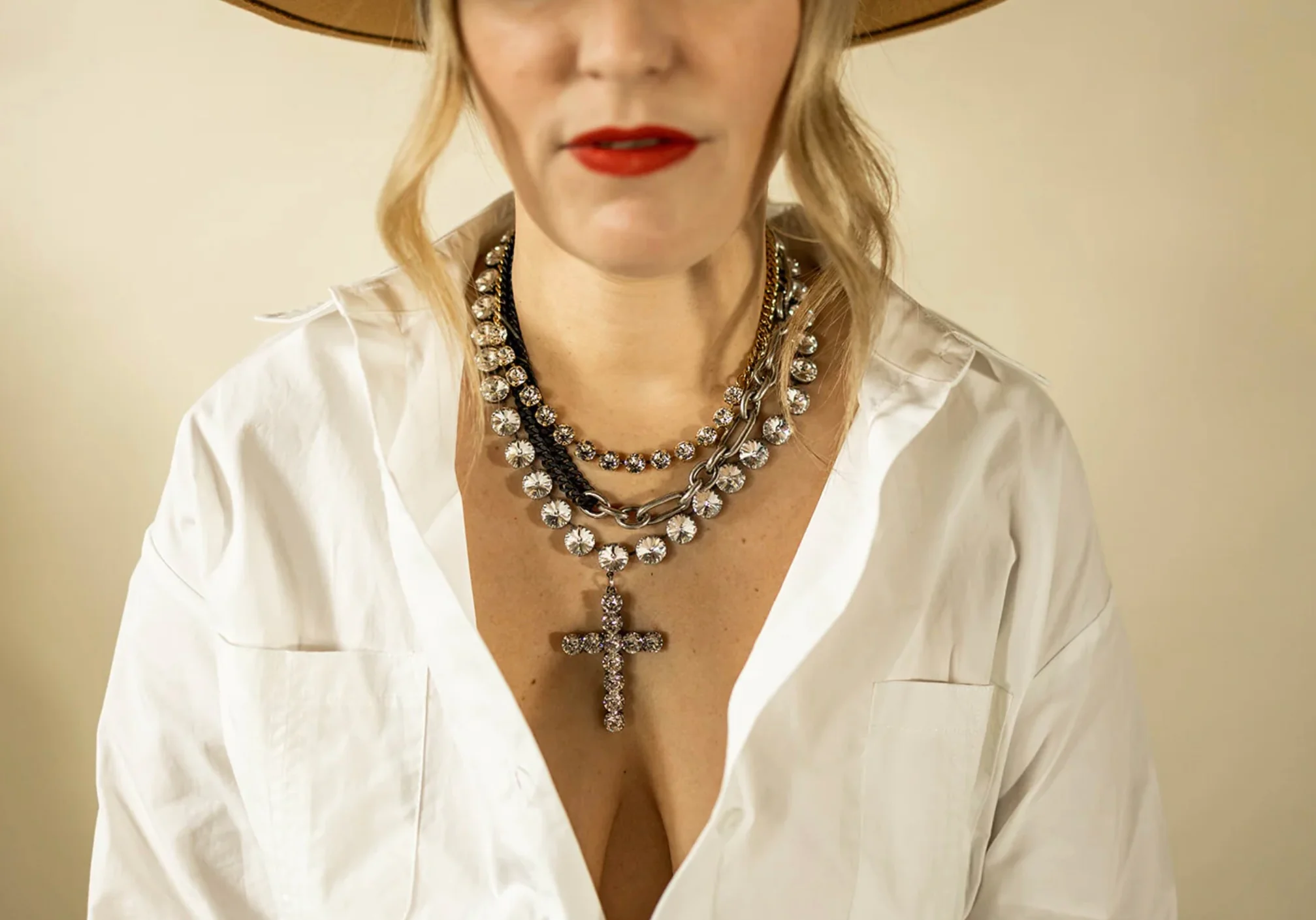 Donatella Necklace in Antique Silver - Image 4