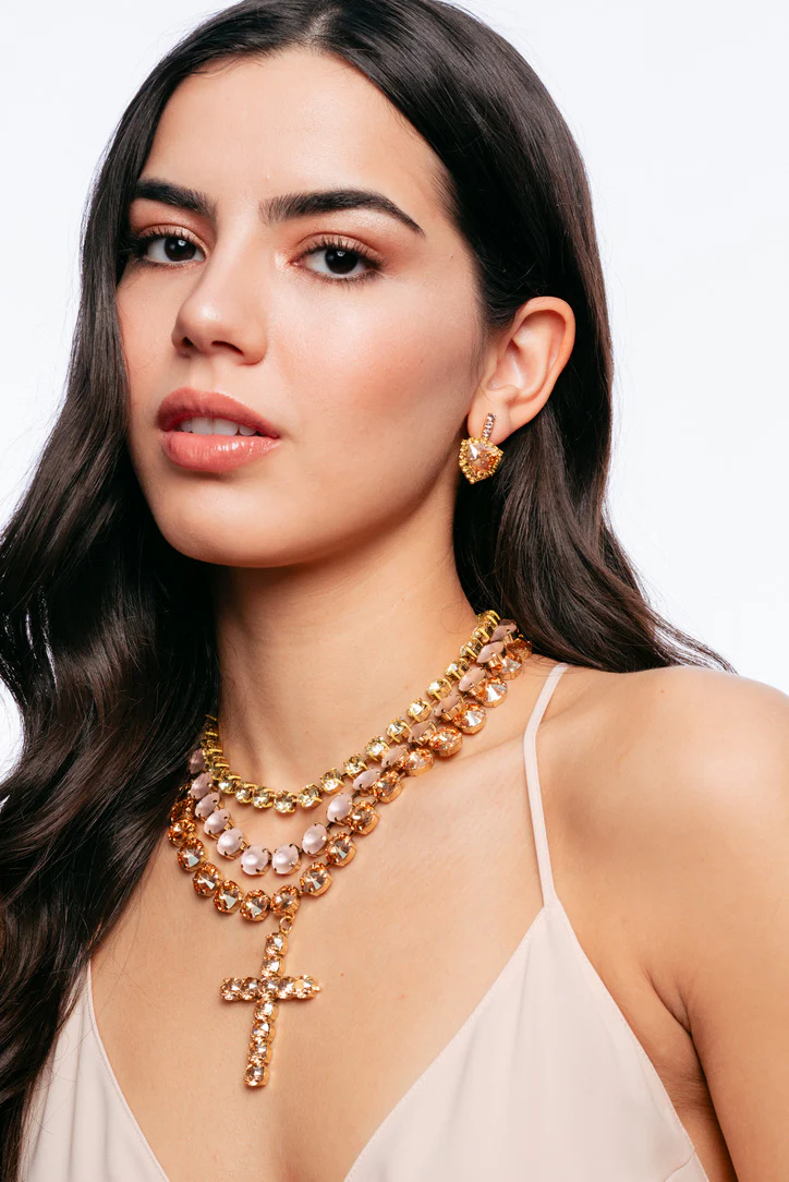 Donatella Necklace in Caramel - Image 12