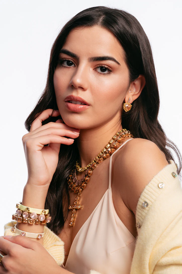 Donatella Necklace in Caramel - Image 5