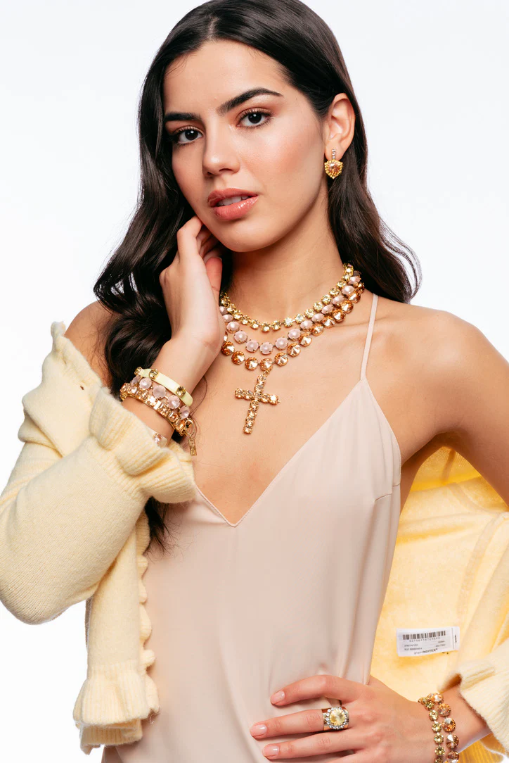 Donatella Necklace in Caramel - Image 9