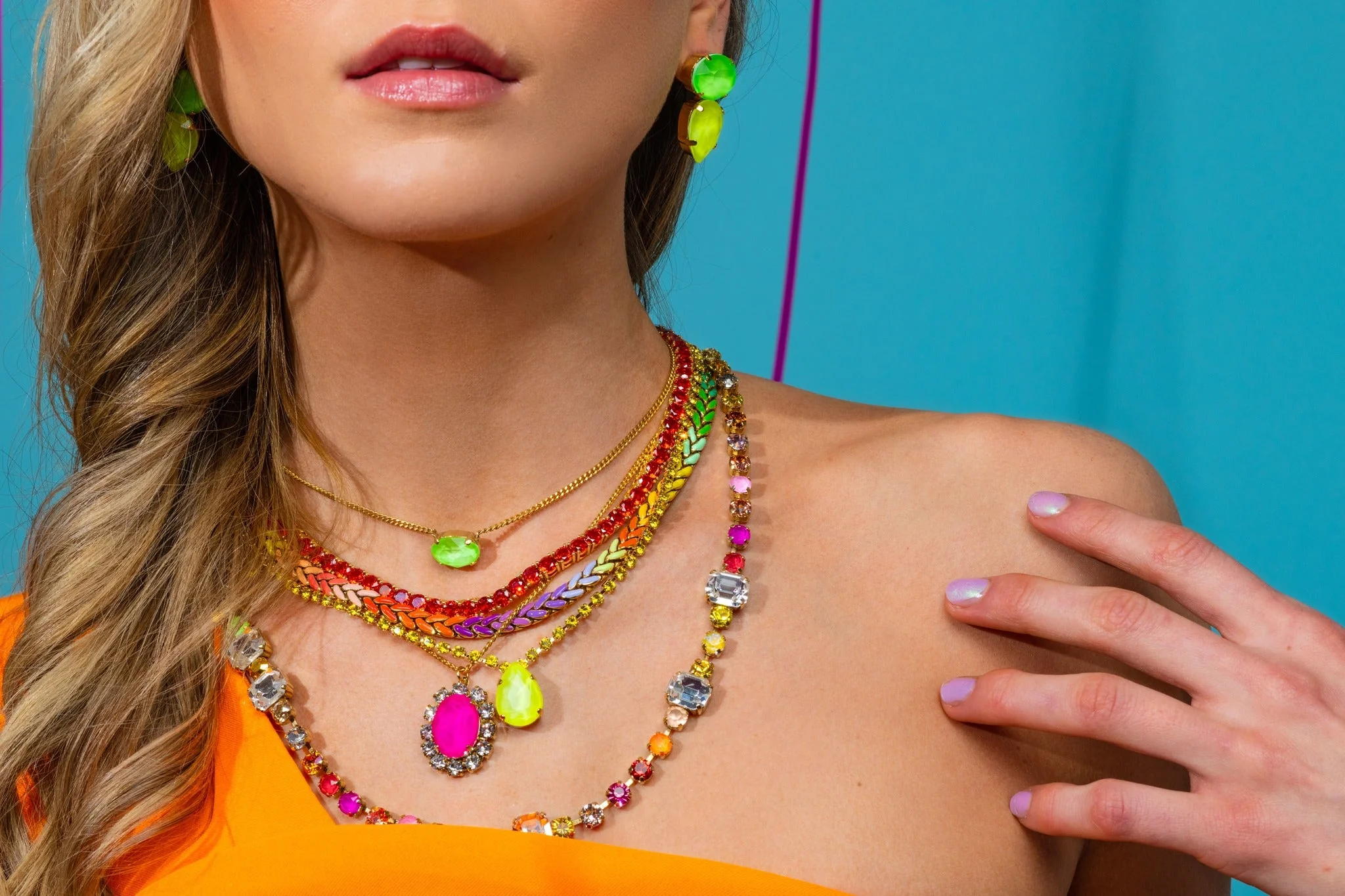 Milli Necklace in Electrics - Image 10