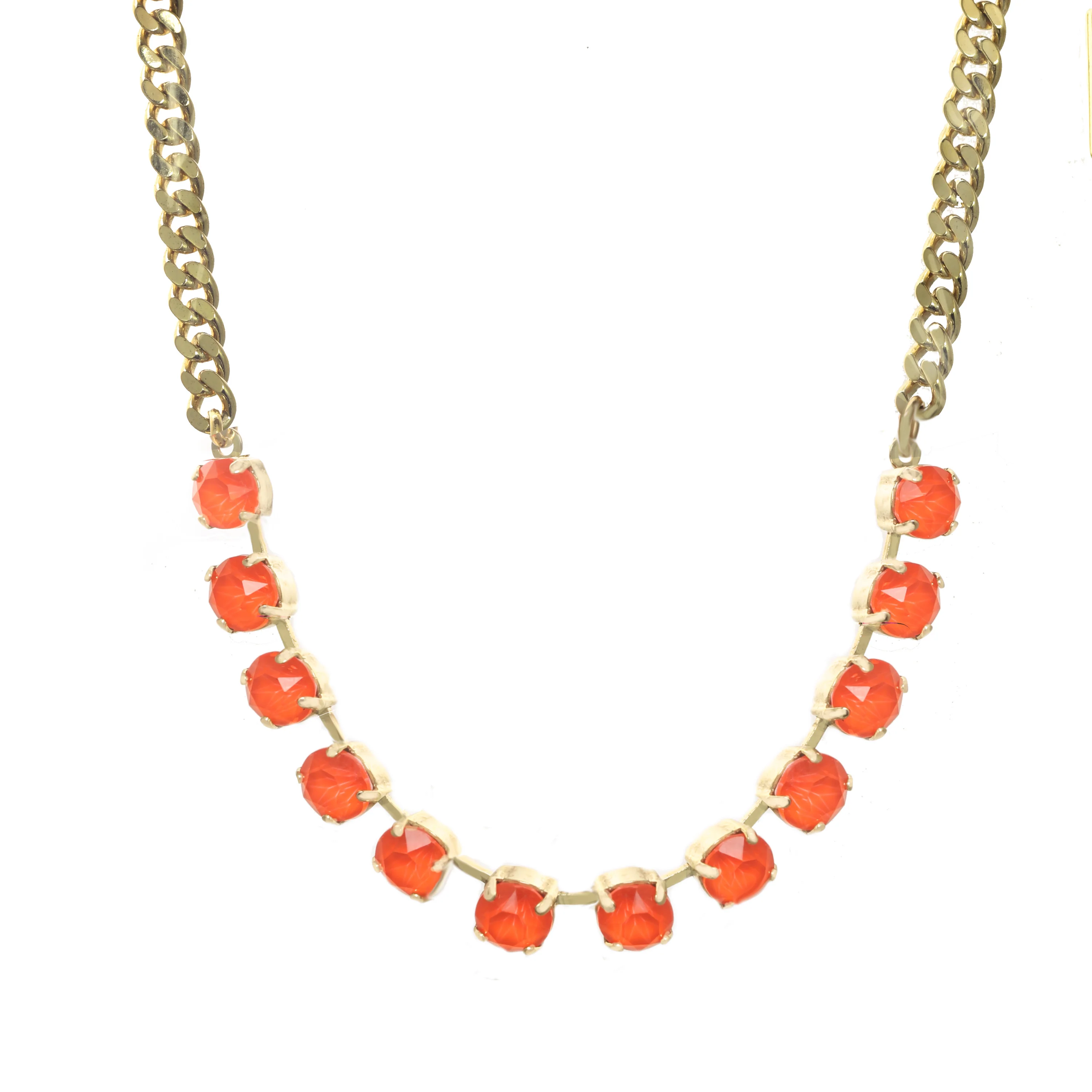Mini Oakland Necklace in Antique Gold Electrics - Image 3