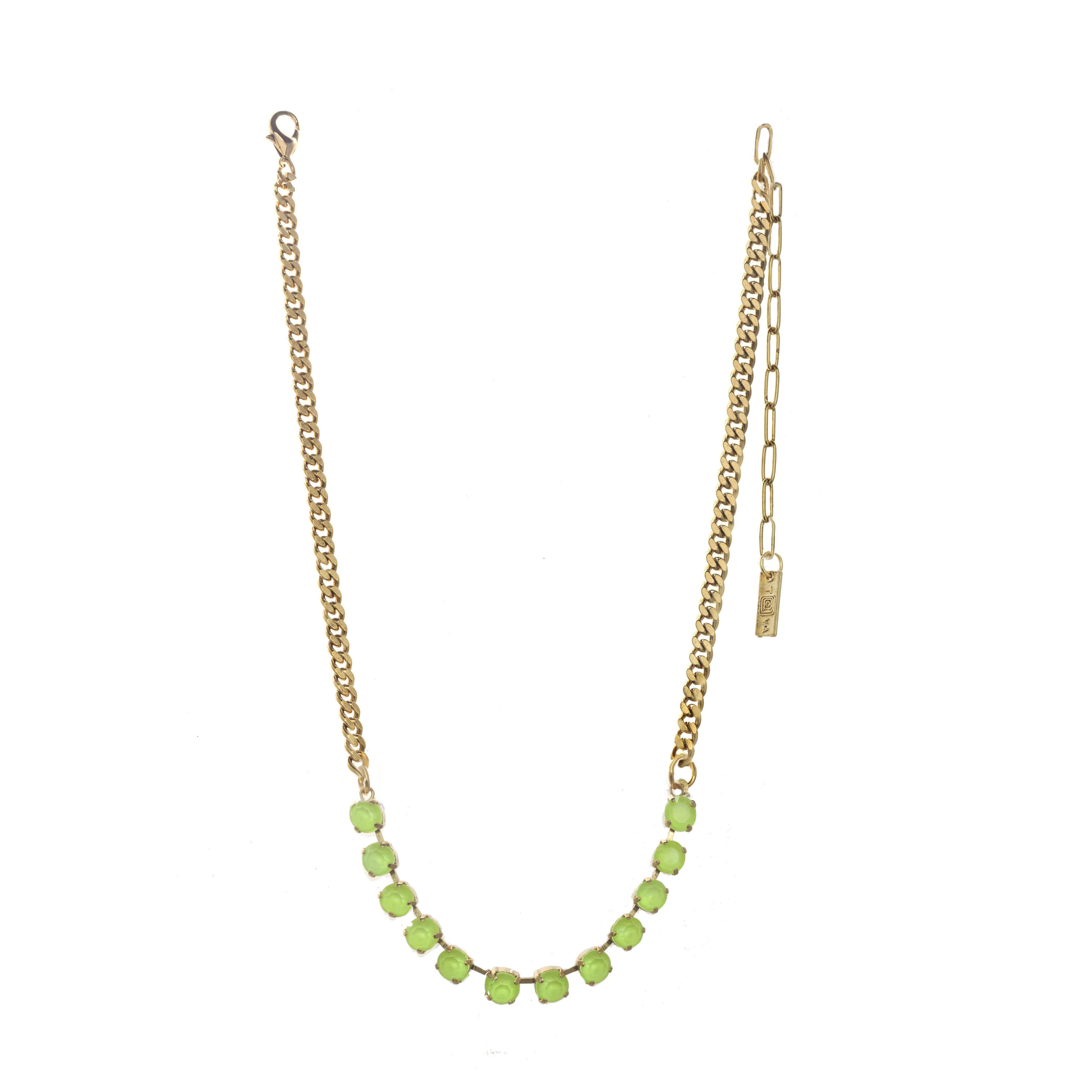 Mini Oakland Necklace in Antique Gold Electrics - Image 5