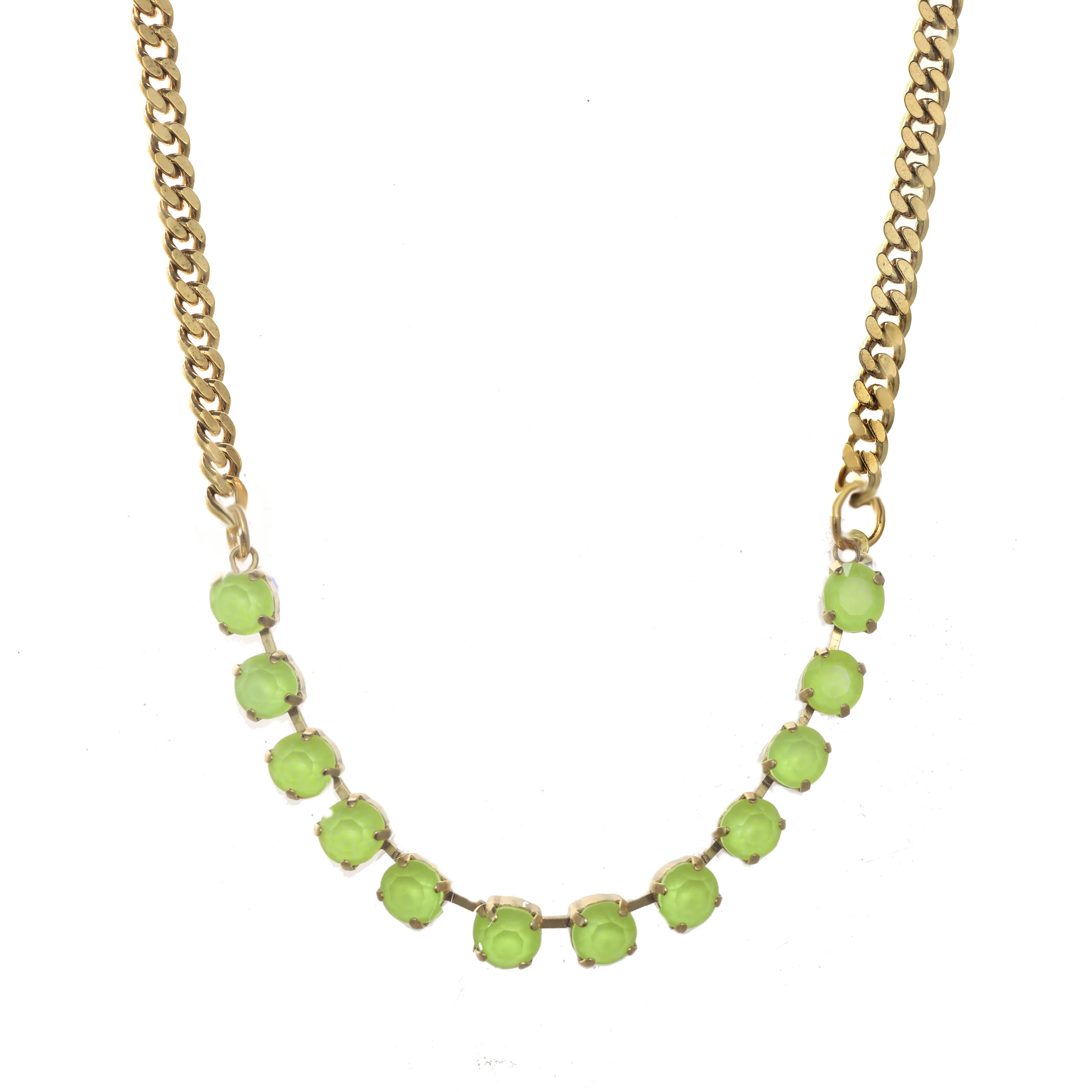 Mini Oakland Necklace in Antique Gold Electrics - Image 6