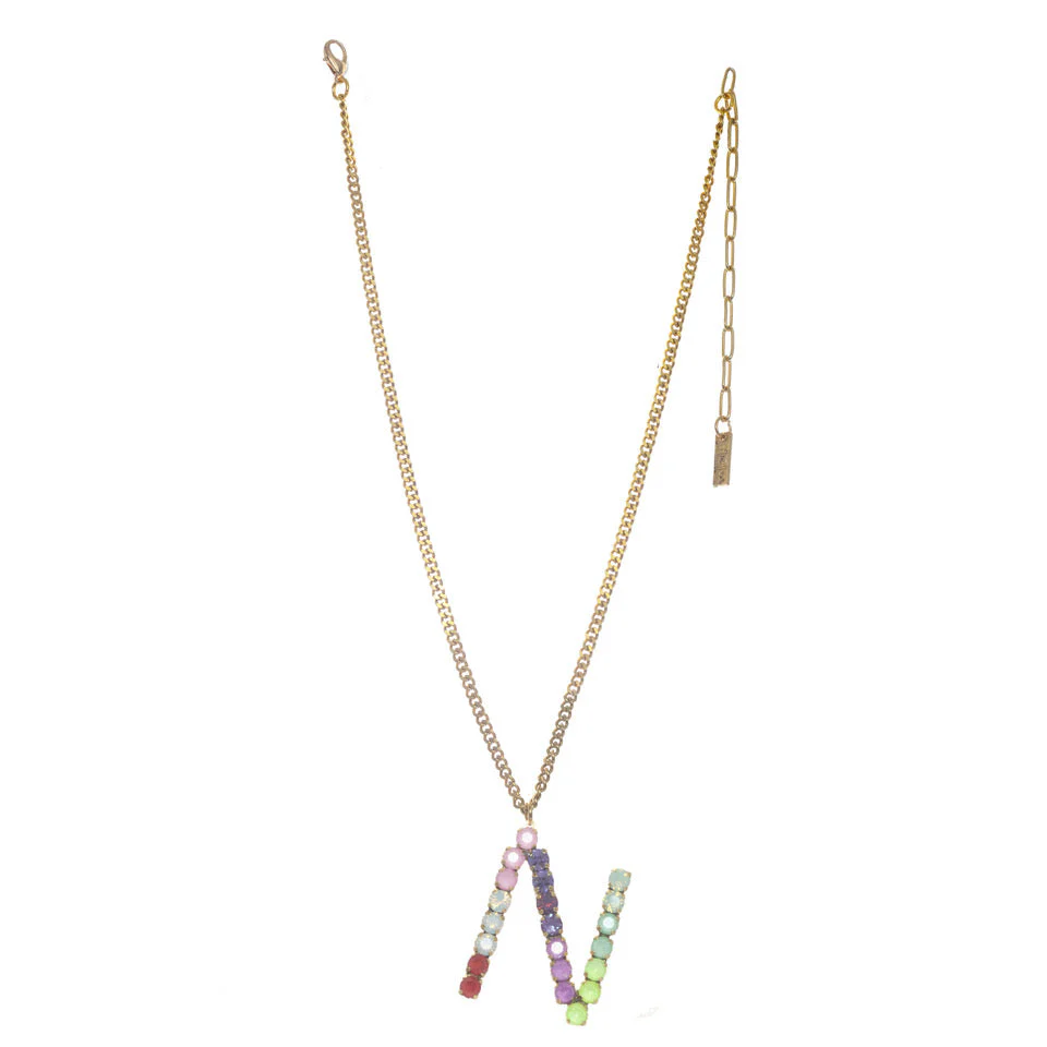 Monogram Necklace in Colors - Image 11