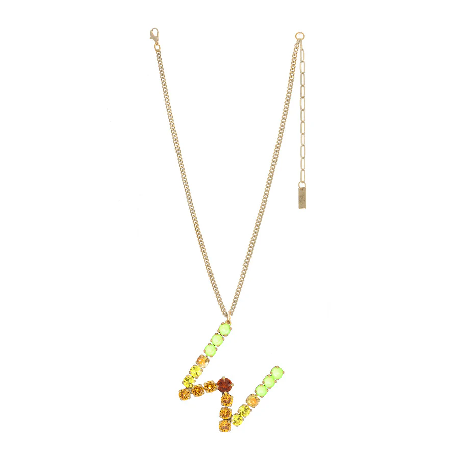 Monogram Necklace in Colors - Image 23