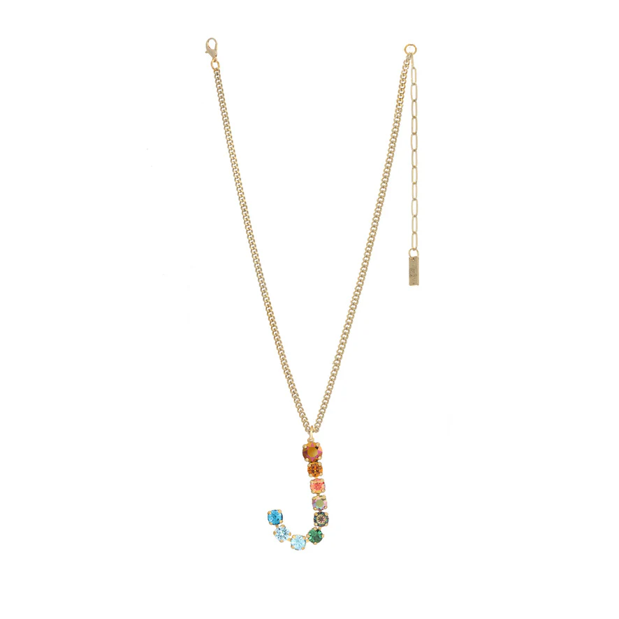 Monogram Necklace in Colors - Image 25