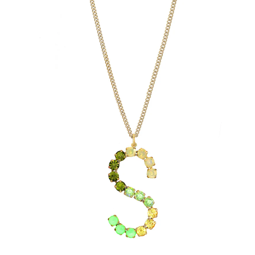 Monogram Necklace in Colors - Image 27