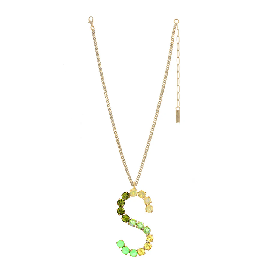 Monogram Necklace in Colors - Image 28
