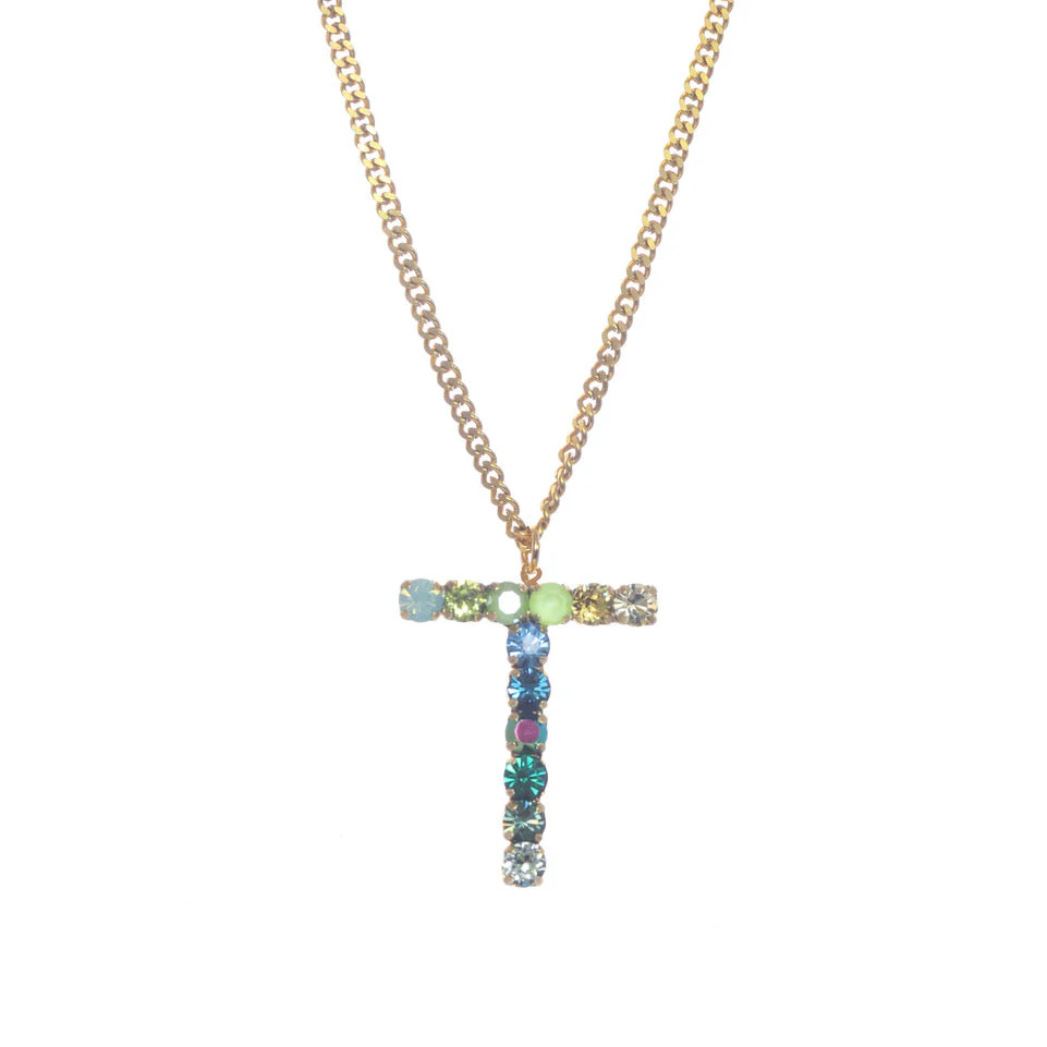 Monogram Necklace in Colors - Image 3