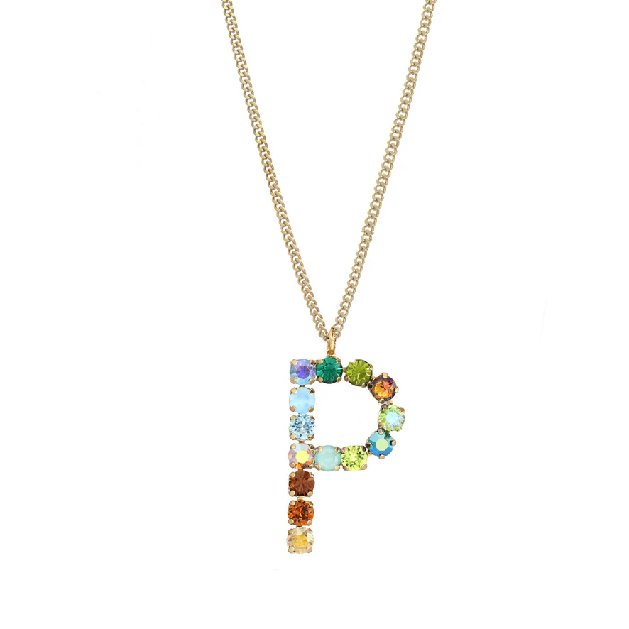 Monogram Necklace in Colors - Image 31