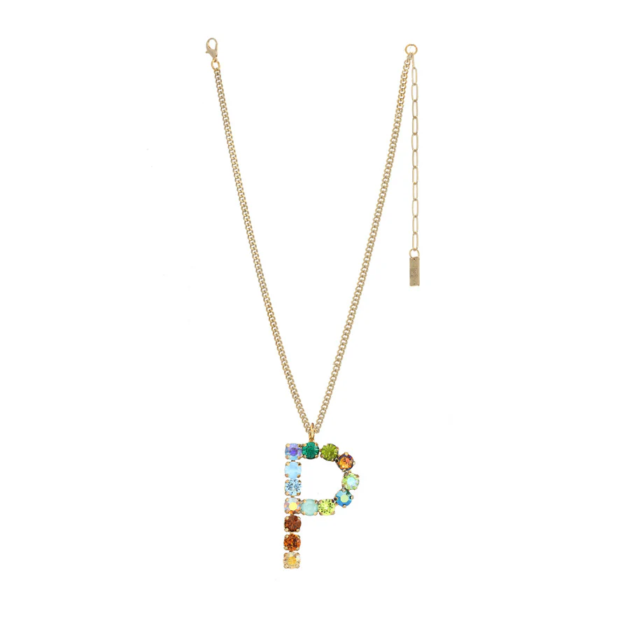 Monogram Necklace in Colors - Image 32