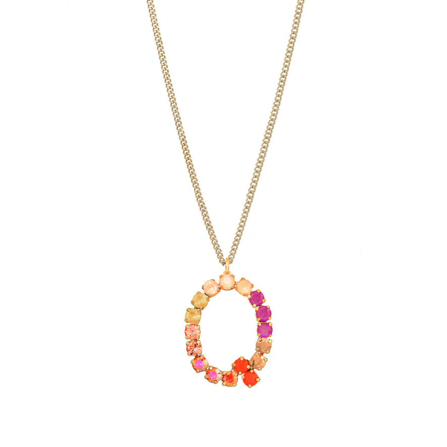 Monogram Necklace in Colors - Image 33