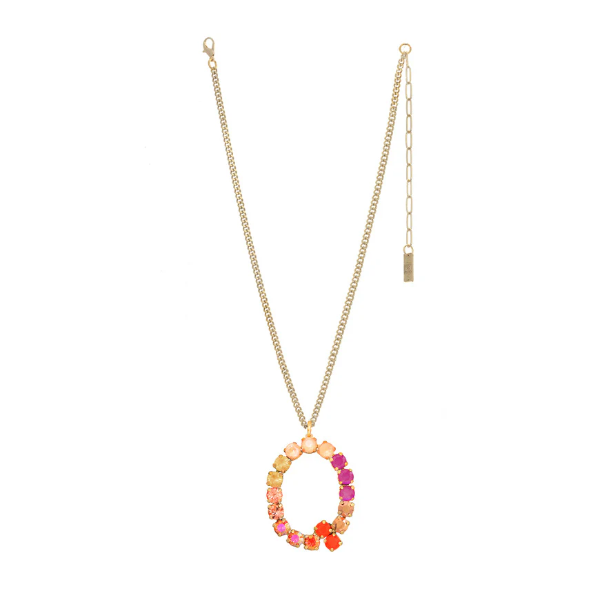 Monogram Necklace in Colors - Image 34