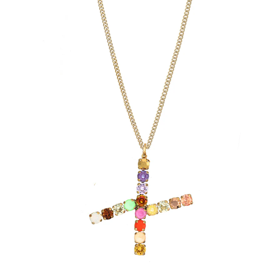 Monogram Necklace in Colors - Image 37
