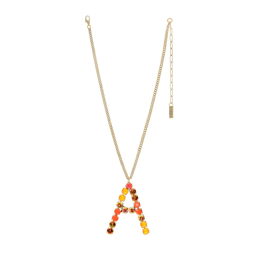 Monogram Necklace in Colors - Image 42