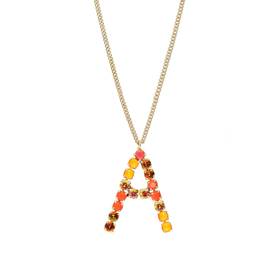 Monogram Necklace in Colors - Image 43
