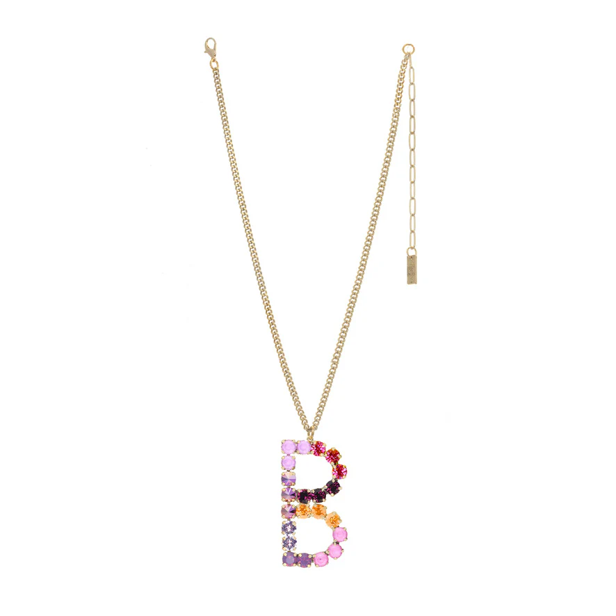 Monogram Necklace in Colors - Image 44