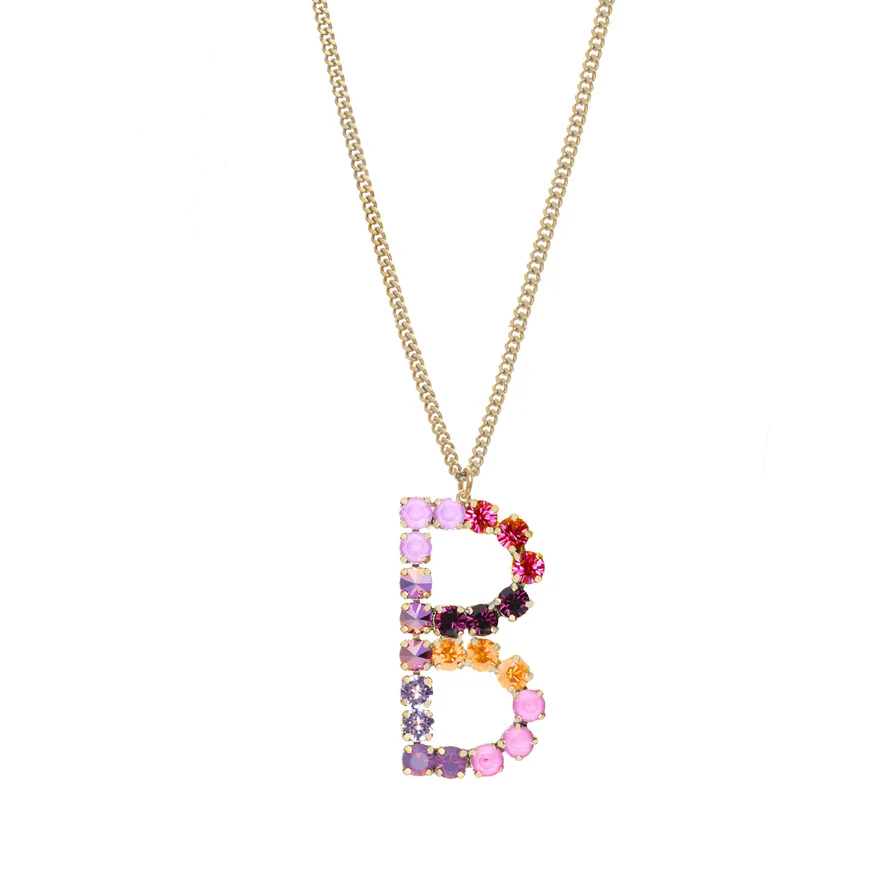 Monogram Necklace in Colors - Image 45