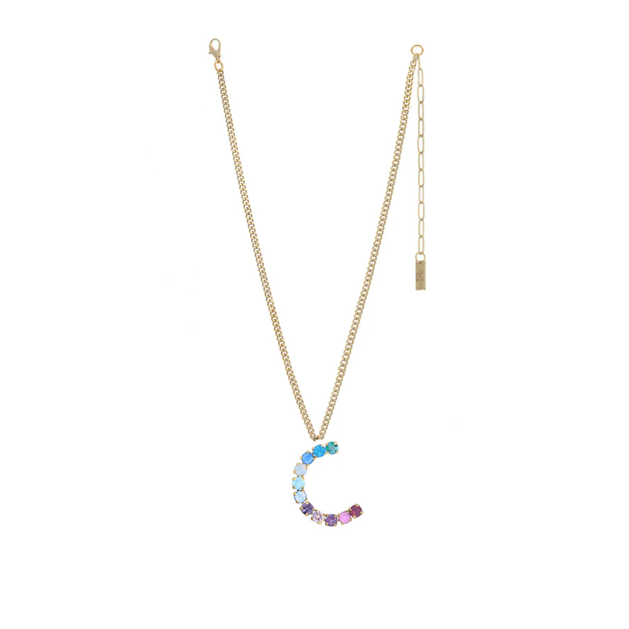 Monogram Necklace in Colors - Image 46