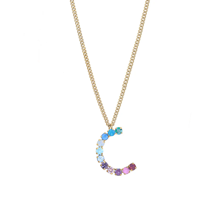 Monogram Necklace in Colors - Image 47
