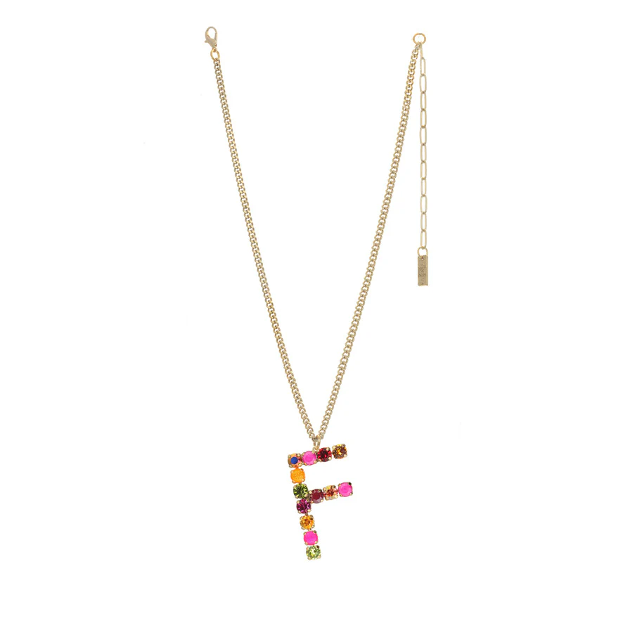 Monogram Necklace in Colors - Image 48