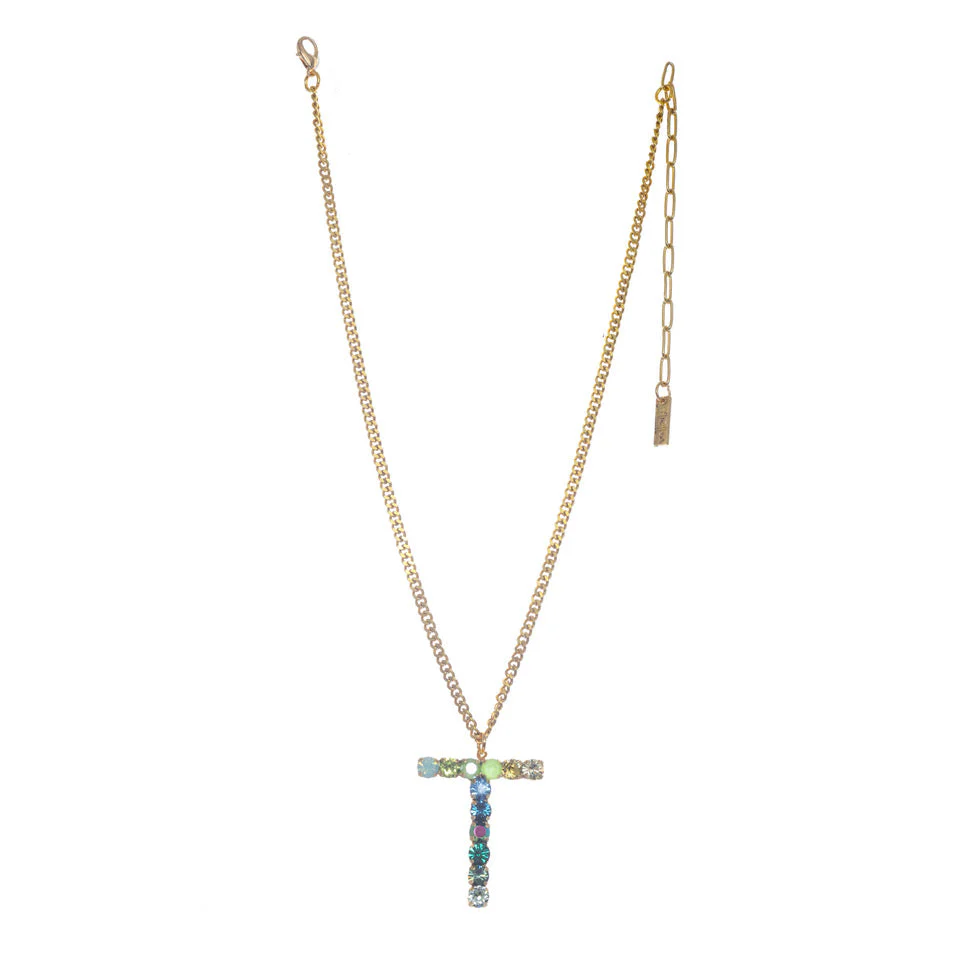 Monogram Necklace in Colors - Image 5