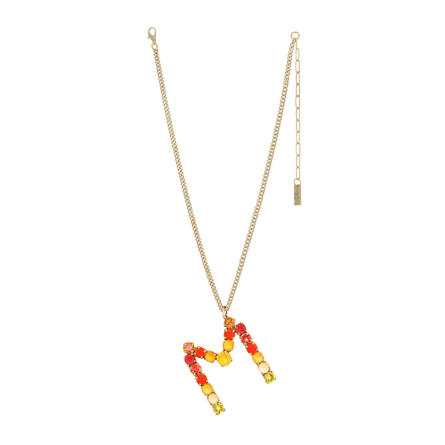 Monogram Necklace in Colors - Image 54