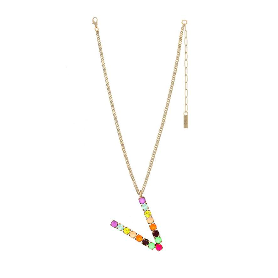 Monogram Necklace in Colors - Image 58