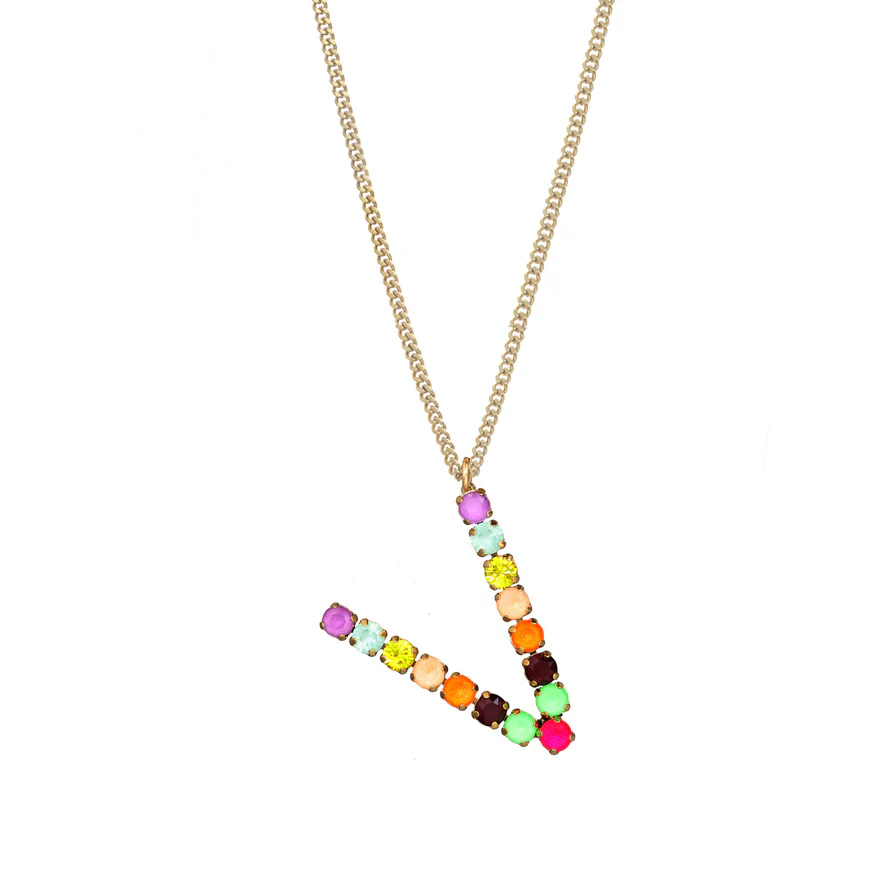 Monogram Necklace in Colors - Image 59