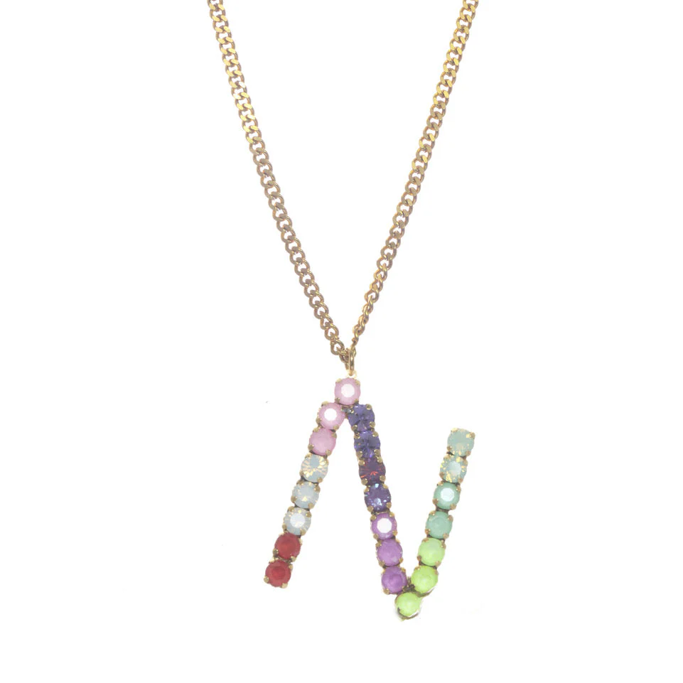 Monogram Necklace in Colors - Image 6