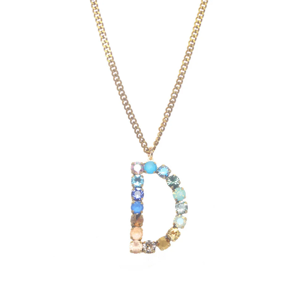 Monogram Necklace in Colors - Image 7