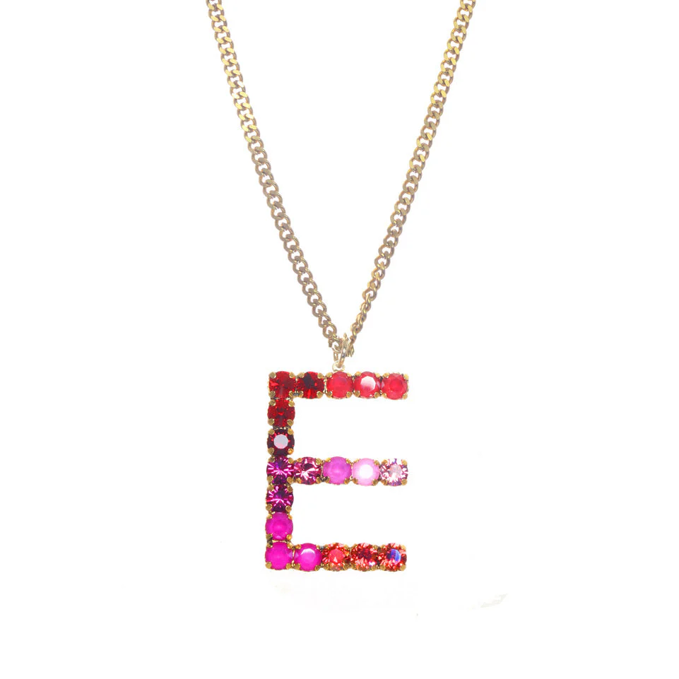 Monogram Necklace in Colors - Image 8