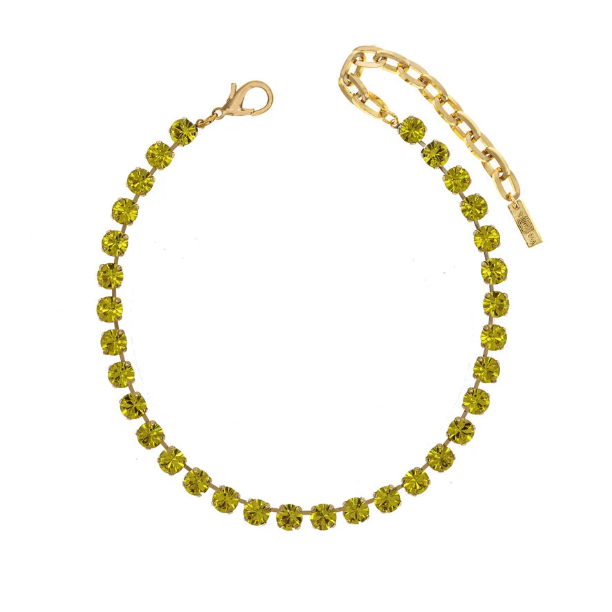 Oakland Necklace in Gold IN ALL THE COLORS - Image 8