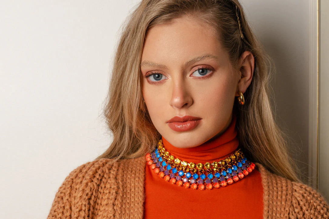 Oakland Necklace in Gold MORE COLORS - Image 15
