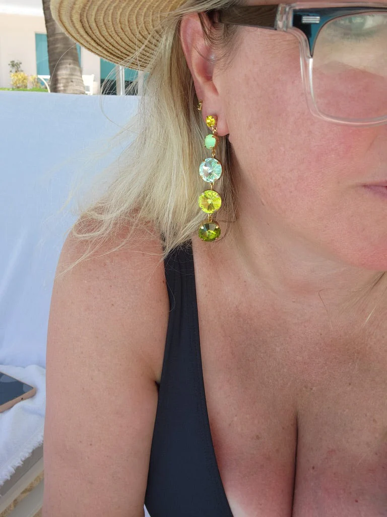 Raney Earrings in Antique Gold - Image 5