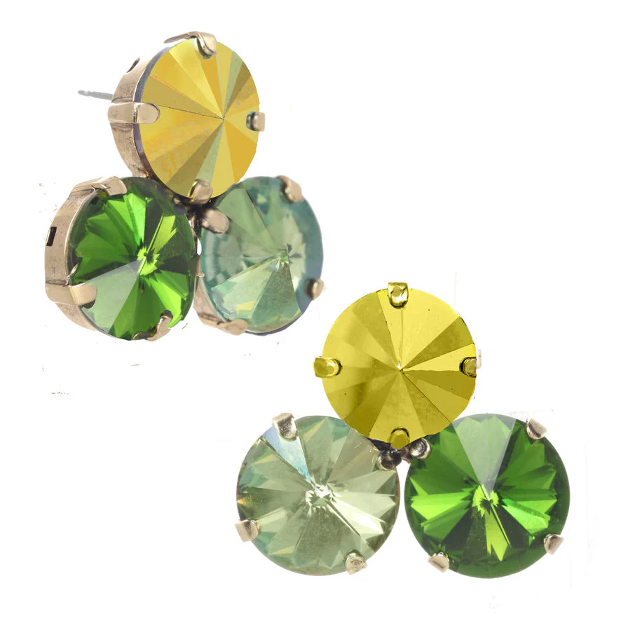 Reya Earrings in Antique Gold - Image 4