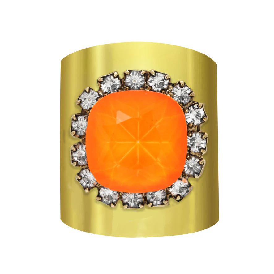 Sydney Square Ring Antique Gold - Image 3